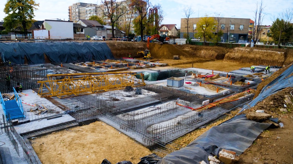 FOTO Spitalul vechi de 130 de ani din București care se reconstruiește de la zero cu 72 de milioane de euro, bani din PNRR. Când va fi gata 16 Șantier Nasta 16 / Foto: Adi Iacob - HotNews.ro