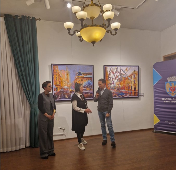 Vali Irina Ciobanu, București – un oraș numit acasă, expoziție de pictură