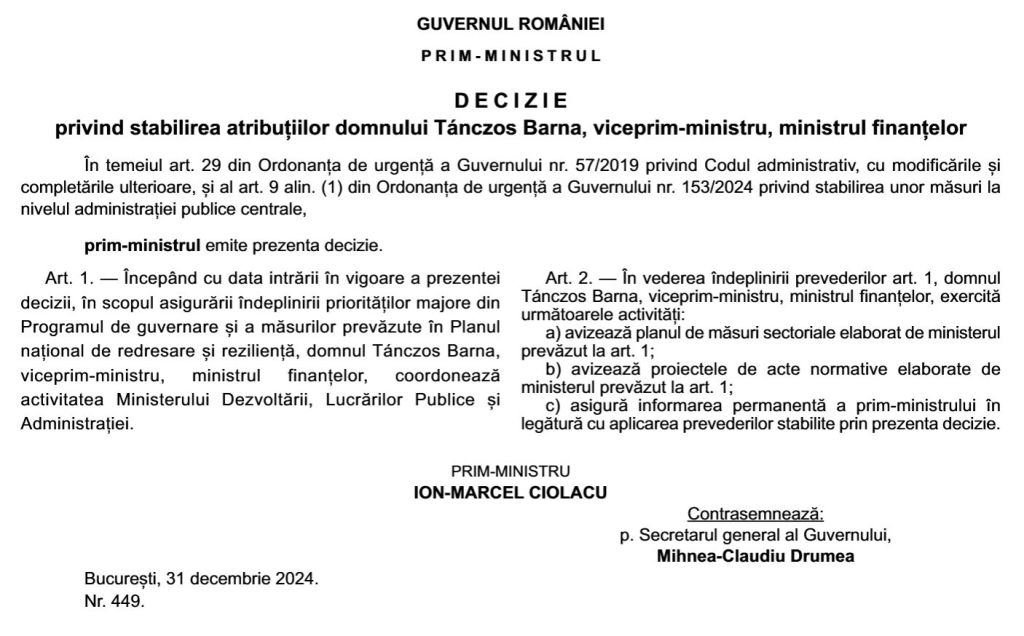 Ce puteri vor avea cei trei vicepremieri din Guvernul Ciolacu 2: Marian Neacșu nu va coordona doar aparatul de lucru al Guvernului și RA-APPS, ci și cele opt ministere PSD 2 barna