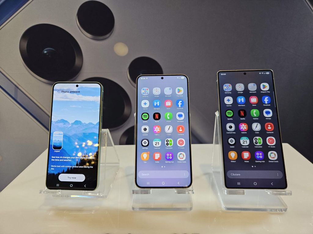 Samsung a lansat telefoanele de vârf de gamă Galaxy S25. Cât costă în România și ce aduc nou 2 Telefoanele din seria Samsung Galaxy S25