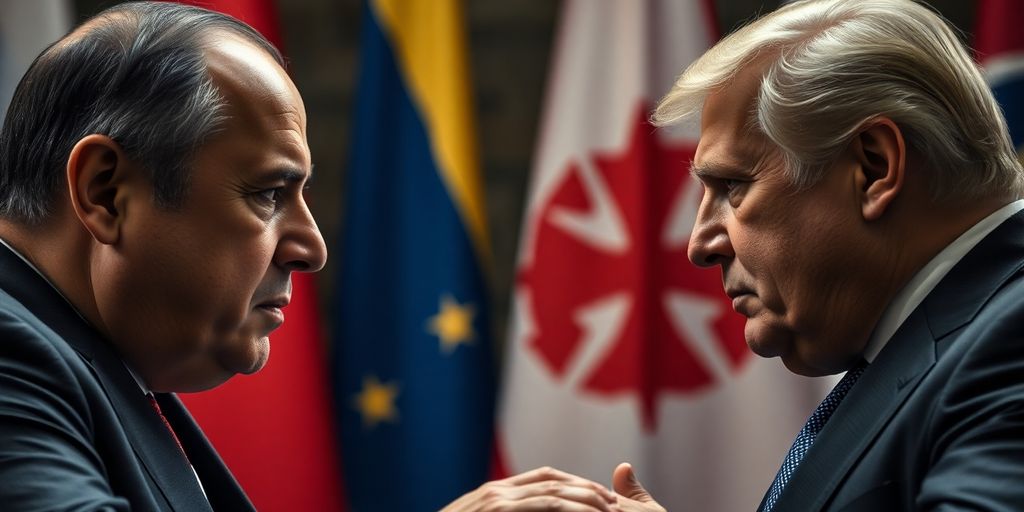 Leaders in discussion during a global geopolitical crisis.