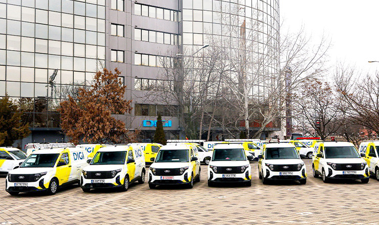 DIGI Romania a achiziționat de la Ford Romania peste 470 de autoutilitare Ford Transit Courier 1