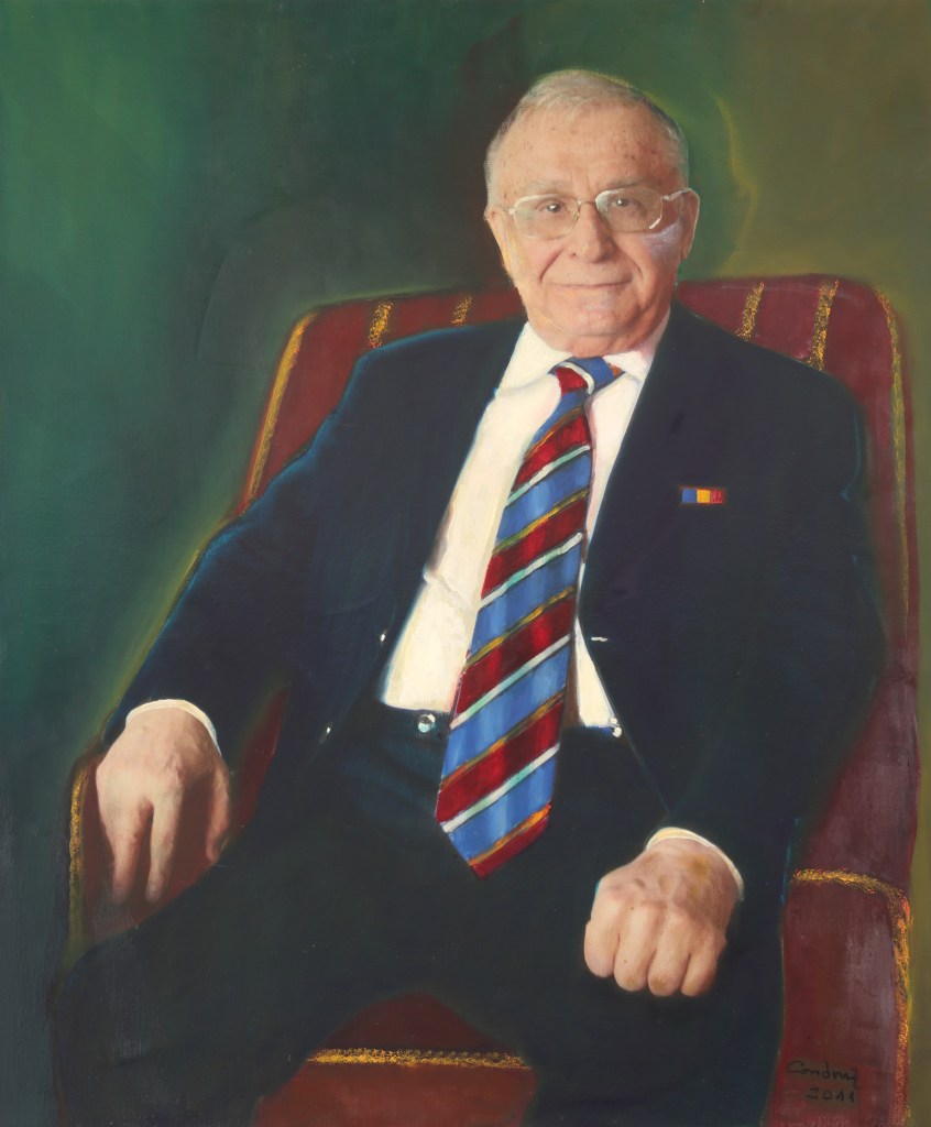 O importantă pictură de tinerețe de Adrian Ghenie și două portrete-surpriză cu Ion Iliescu, în licitație la Artmark 1 Marian Condruz Ion Iliescu 2011