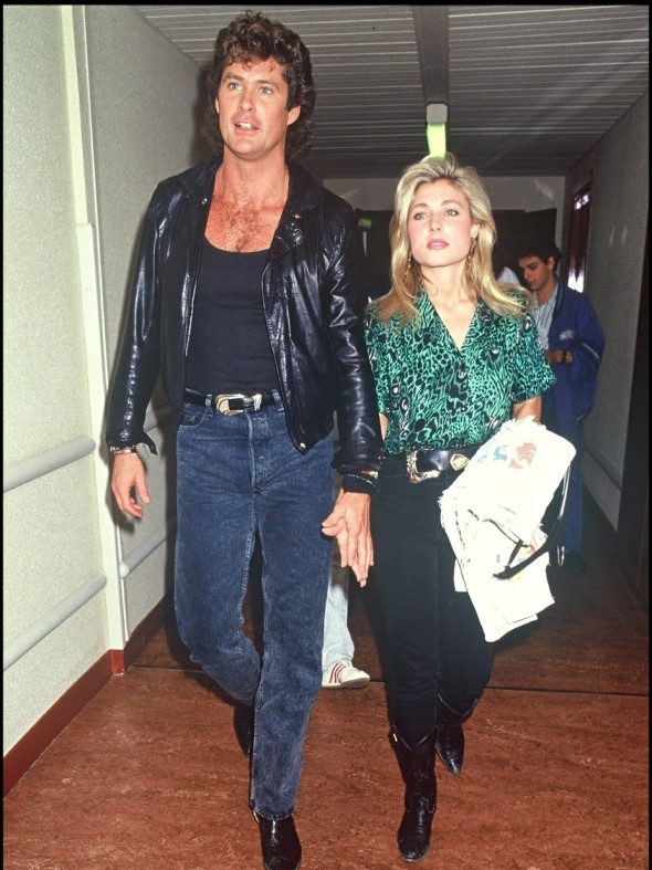 David Hasselhoff și Pamela Bach