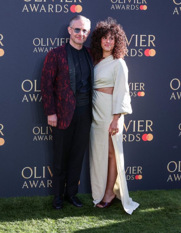 Celebrities At The Olivier Awards 2025 In London