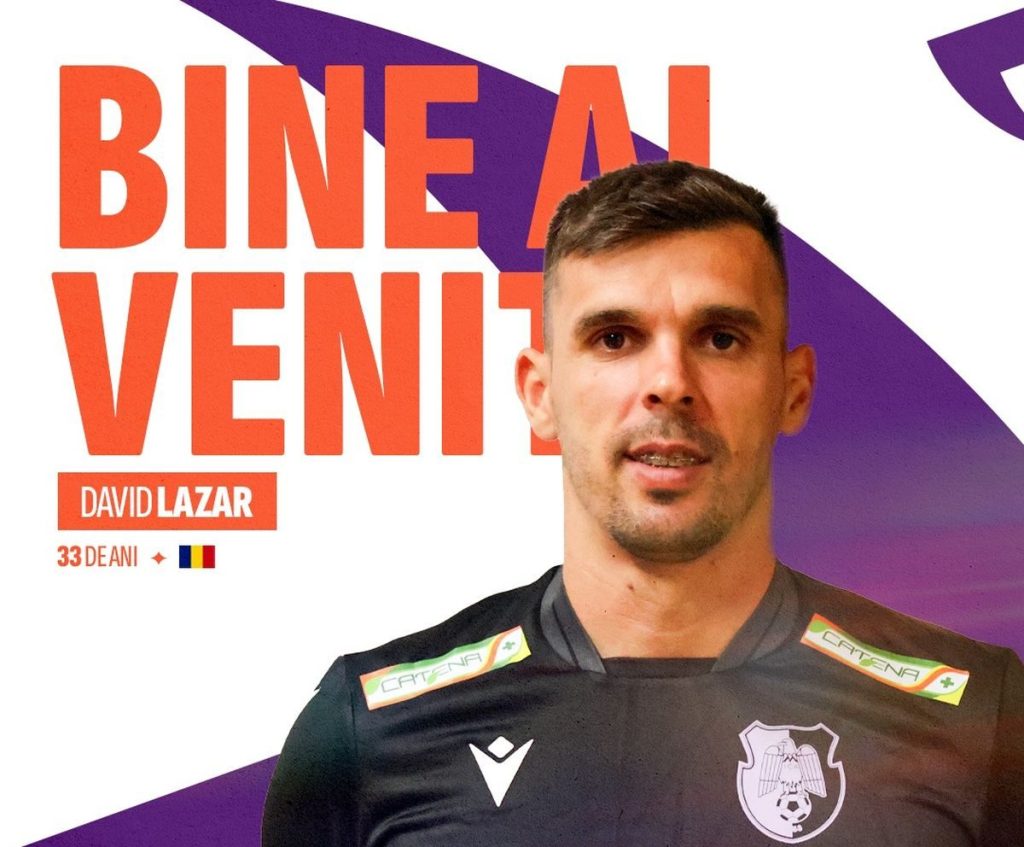 David Lazar, noul portar al echipei FC Argeș: o achiziție de succes pentru nou-promovata din SuperLiga