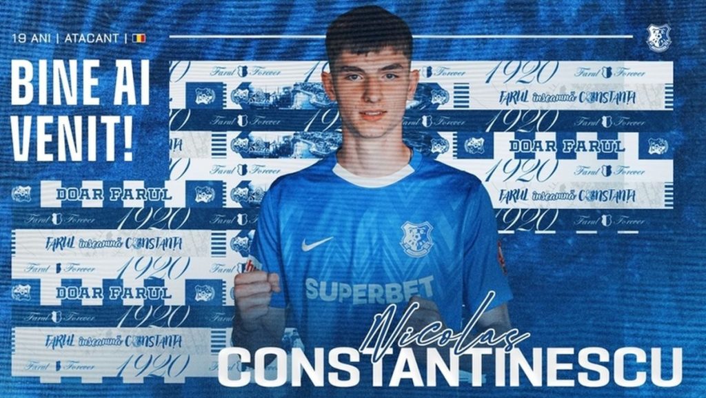 Nicolas Constantinescu, cunoscut ca "Cămătaru", aduce forță ofensivă echipei Farul Constanța