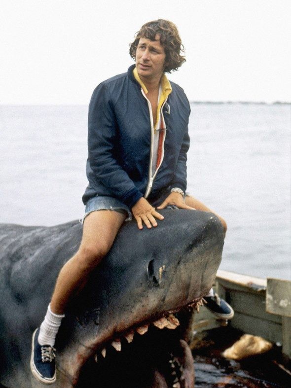 Steven Spielberg la filmarile jaws