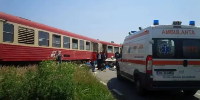 Două fetițe de 9 și 12 ani rănite într-un accident feroviar: Un geam căzut peste ele în tren