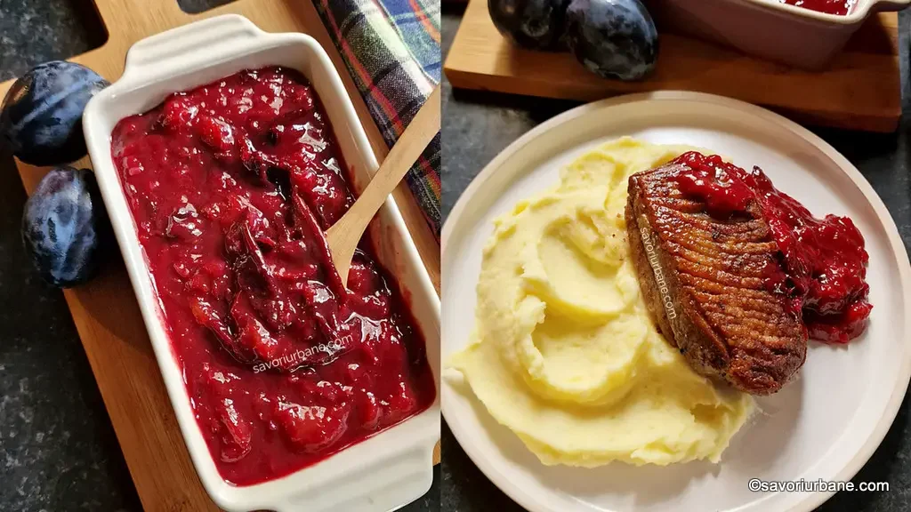 Sos delicios de prune pentru fripturi și cărnuri fierte: o rețetă clasică cu influențe austro-ungare