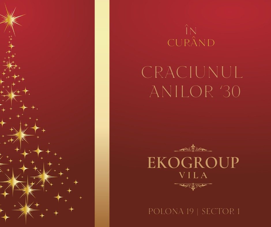 Crăciunul Anilor '30 la Eko Group Vila: O Călătorie în Timpul Eleganței Interbelice