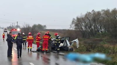 Un accident tragic pe DN 2 în județul Iași: Un TIR zdrobește o mașină, provocând moartea a doi oameni
