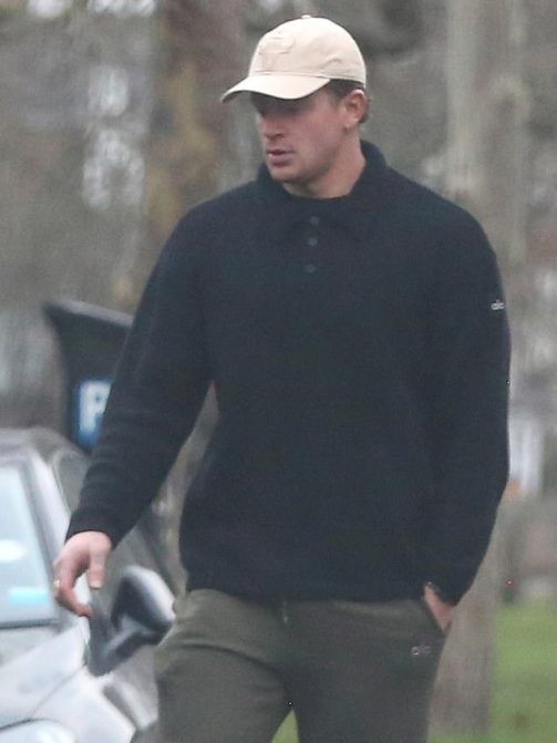 Adam Peaty also leaves the property yesterday in preparation for his wedding today