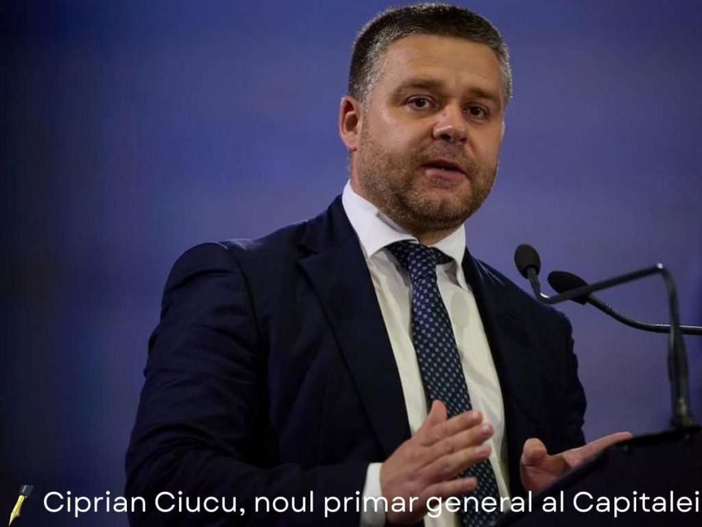 Ciprian Ciucu, noul primar general al Capitalei. Ce înseamnă victoria lui pentru București și pentru politica românească
