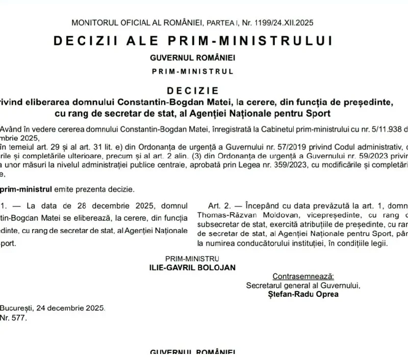 Noul Șef al ANS: Thomas-Răzvan Moldovan preia conducerea de la Bogdan Constantin Matei