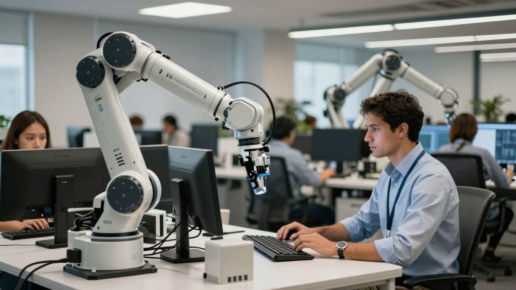 Automatizare inteligentă în mediul de afaceri modern.