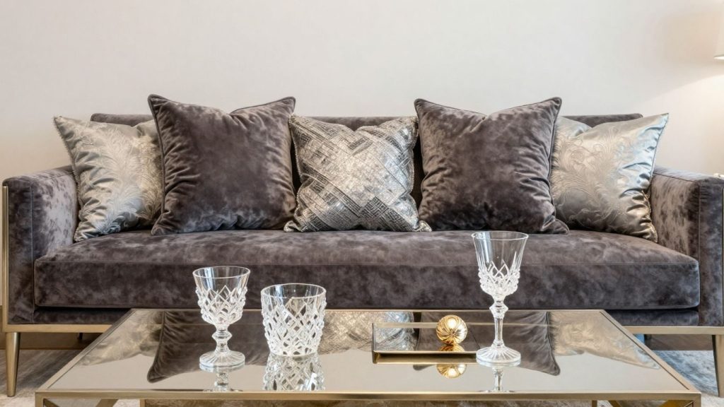 Detalii glamour pentru o casă elegantă.