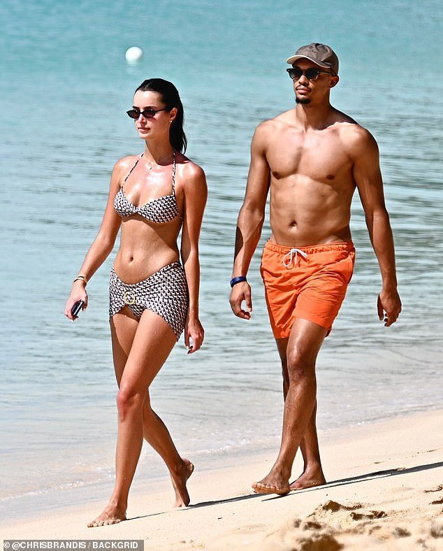 Vacanța de vis a fotbalistului englez Trent Alexander-Arnold și a iubitei sale, modelul Estelle Behnke, în Barbados