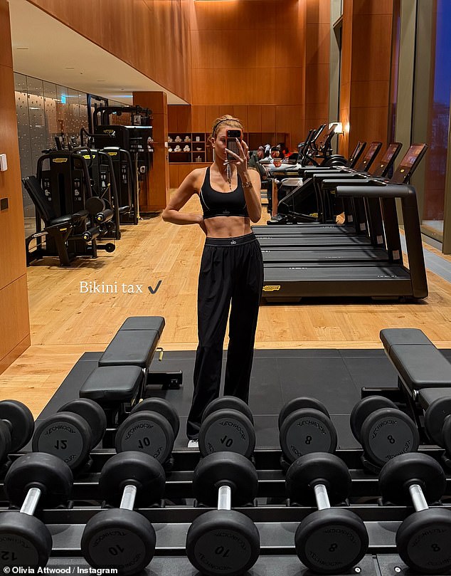 Olivia Attwood: Cum se pregătește în sala de sport după ce a recunoscut că trece printr-o perioadă dificilă alături de Bradley Dack