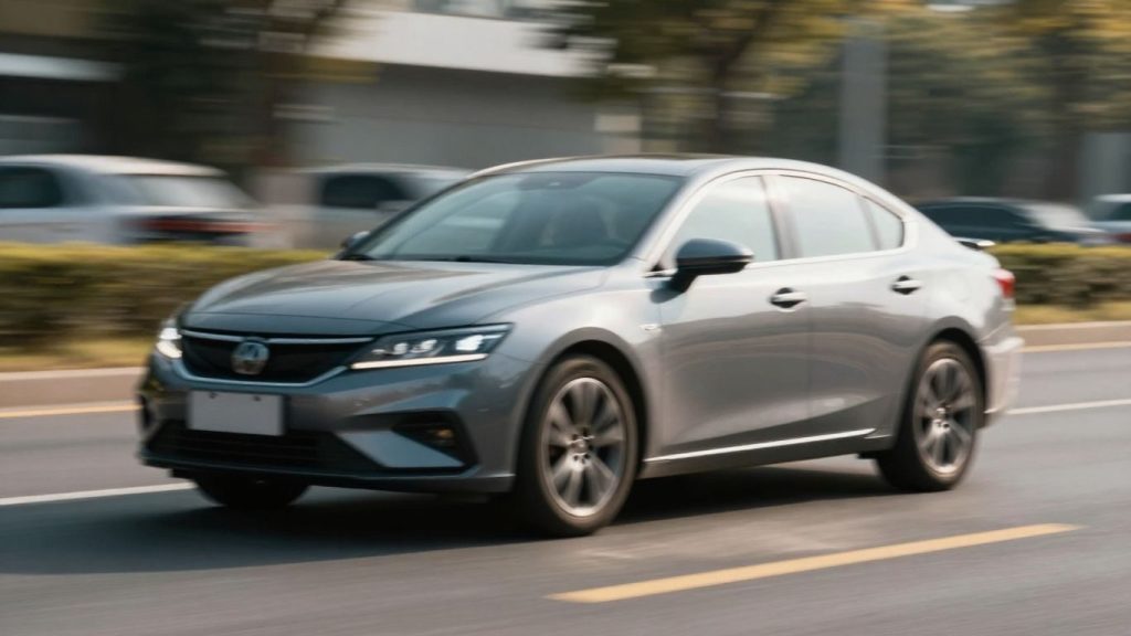 Mașină pe drum, siguranță rutieră