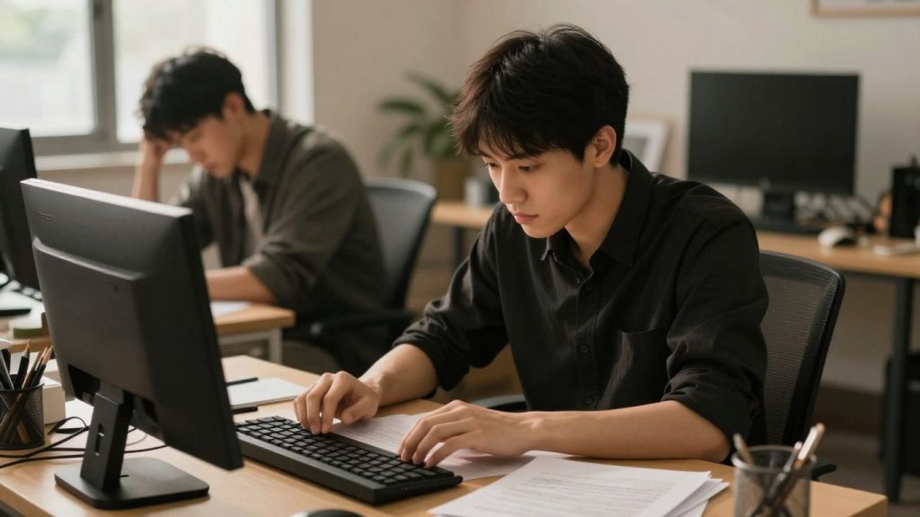 Productivitate versus ore lucrate: un contrast vizual.