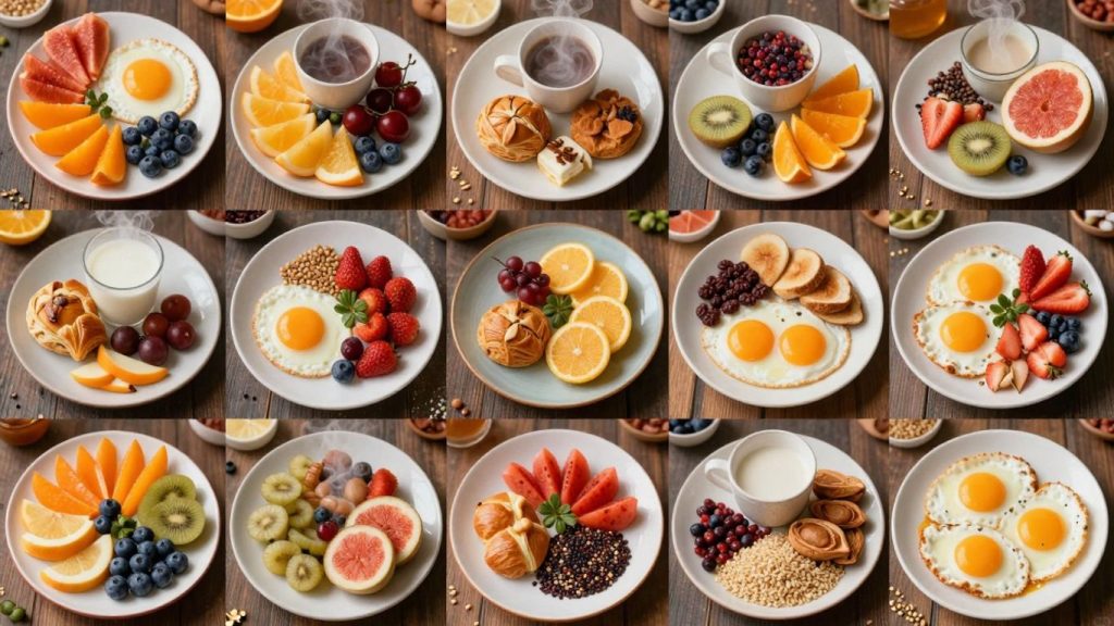 Mese de mic dejun din diferite culturi ale lumii.