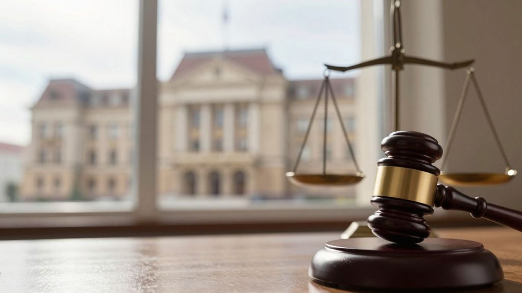 Clădirea Parlamentului României și balanța justiției.