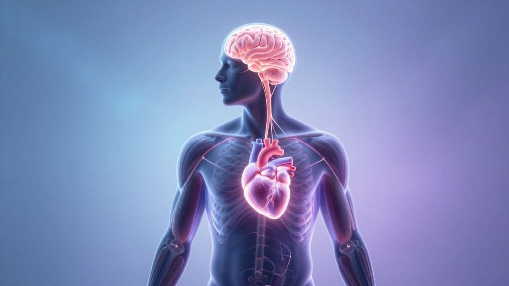 Conexiunea dintre creier și corp, ilustrată vizual.