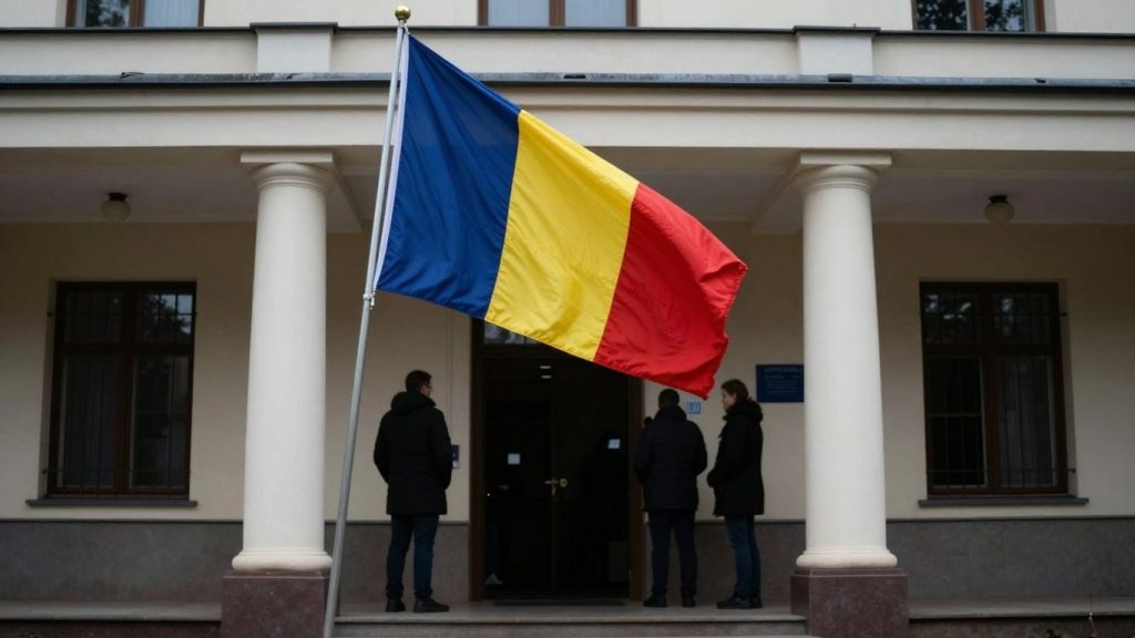 Consulat românesc protejând cetățeni în străinătate.