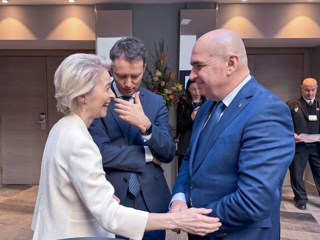 Ilie Bolojan se întâlnește cu Ursula von der Leyen pentru discuții importante