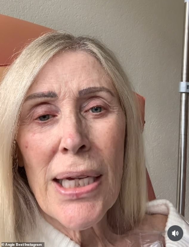 Angie Best: lupta cu cancerul de colon și greutatea necesară pentru a continua chimioterapia