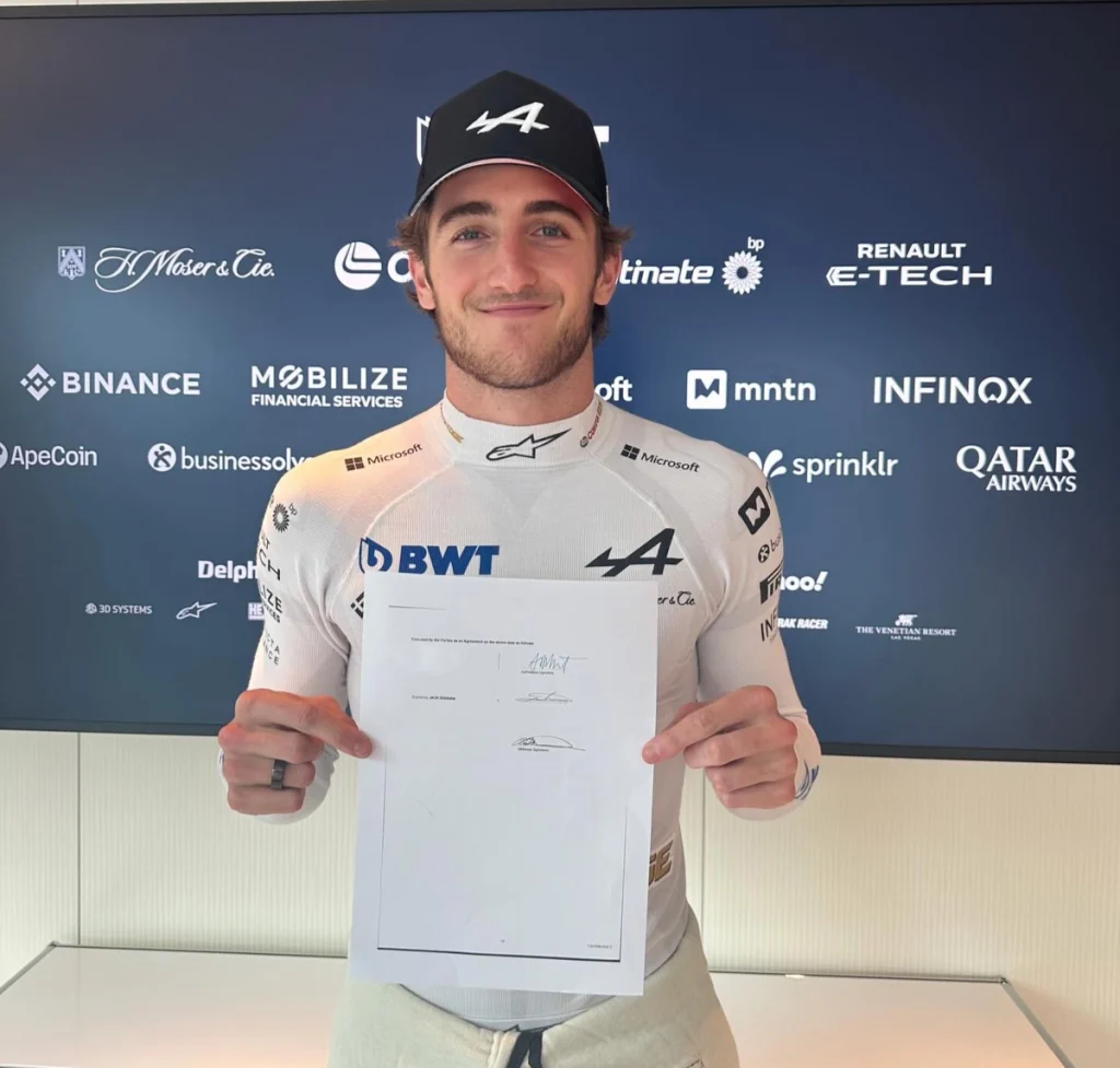 Jack Doohan devine pilot de rezervă la echipa Haas pentru sezonul 2026