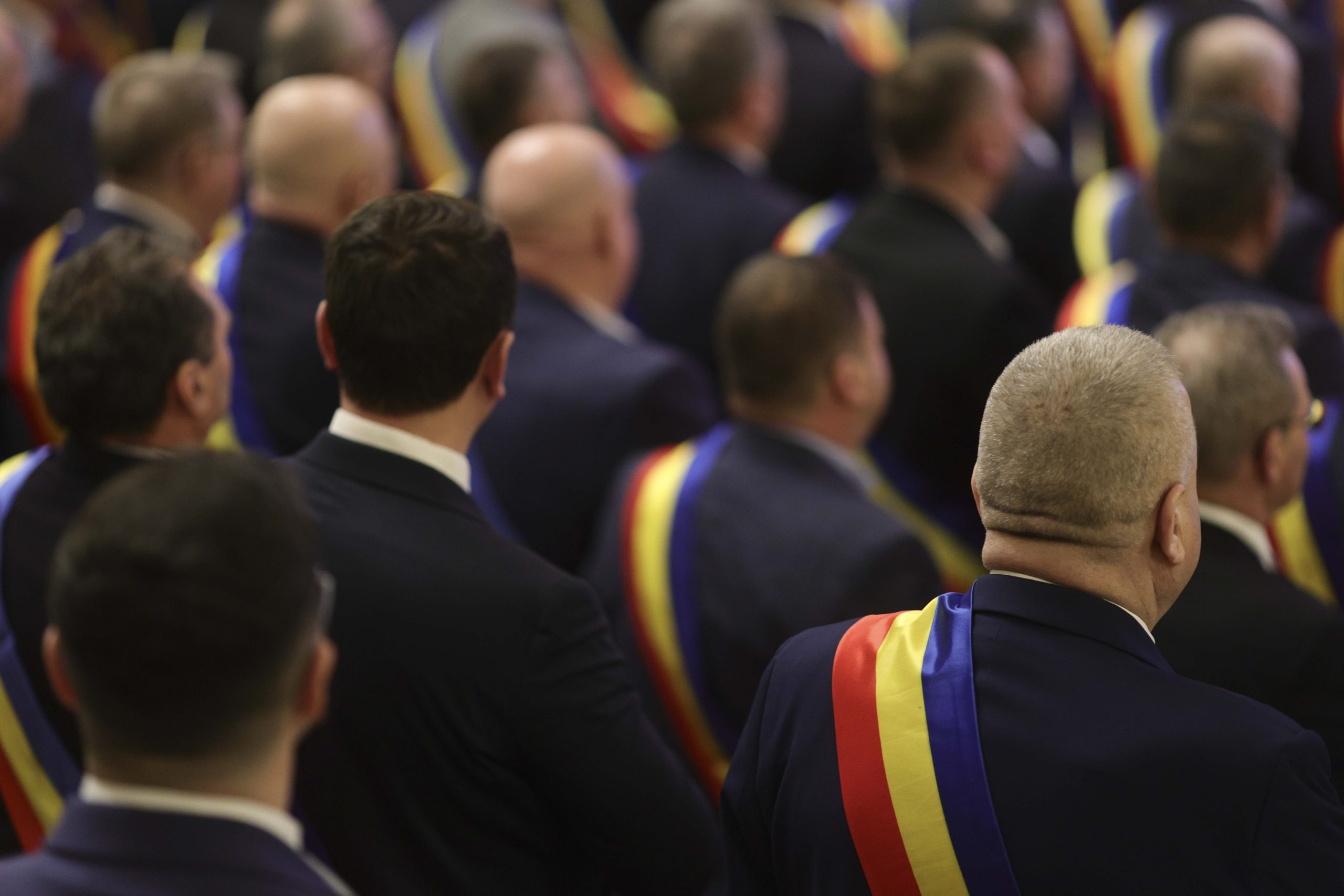 Modificările fiscale propuse de Guvern pentru taxele și impozitele locale 3 Primari la Adunarea Generală a Asociației Comunelor la Palatul Parlamentului. Foto: Inquam Photos / Octav Ganea