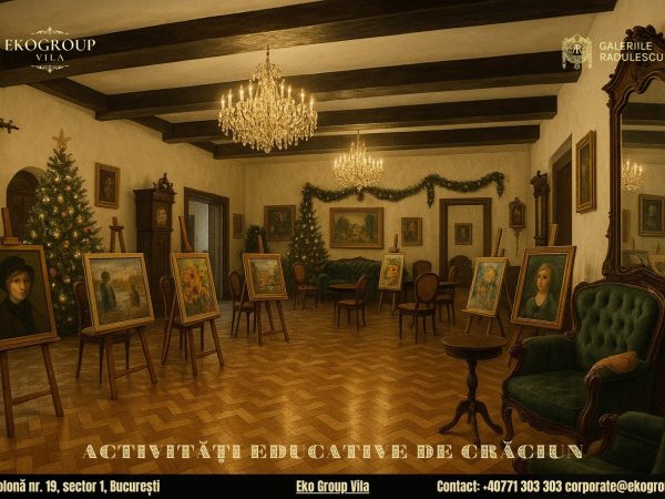 Activități de Crăciun pentru copii: o călătorie în timp la Casa Tătărăscu și expoziția «Crăciunul anilor ’30» în cadrul Eko Group Vila