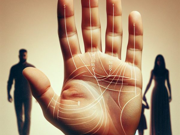 linia căsătoriei palmă