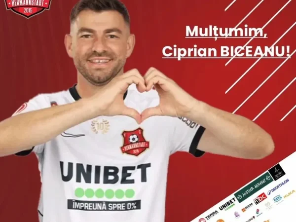 FC Hermannstadt și Ciprian Biceanu - Despărțirea Clubului cu Mijlocașul Central