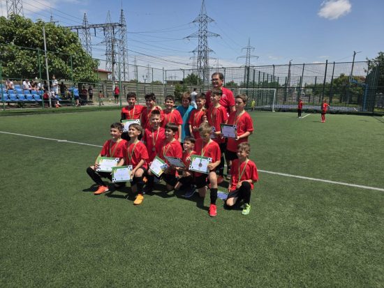 Grupa 2015–2016 de la ACS Unirea Dobroești, premiată la Liga de Copii 2025