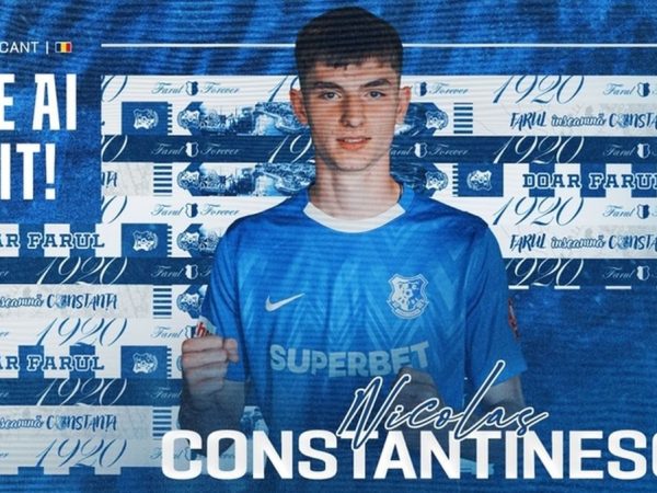 Nicolas Constantinescu, cunoscut ca "Cămătaru", aduce forță ofensivă echipei Farul Constanța