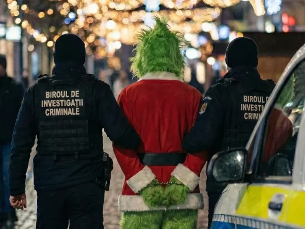Prinderea "Grinch-ului" de România de către polițiștii din Bistrița: Detalii, repercusiuni și urmări