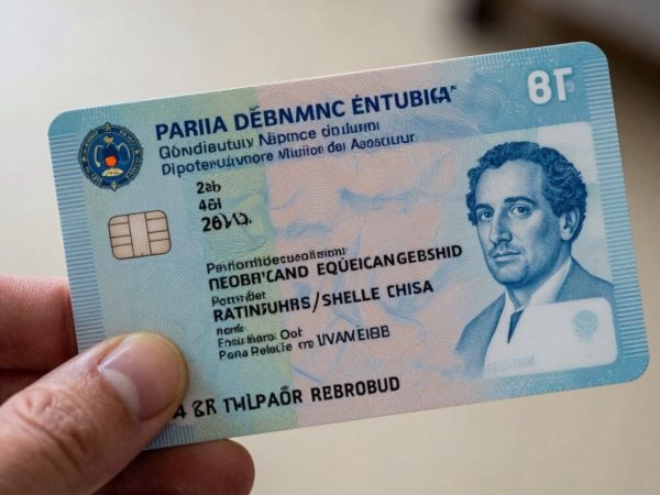Card de sănătate în mână