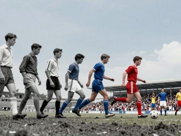 Evoluția fotbalului de la începuturi la stadionul modern.